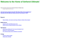 Desktop Screenshot of amherstultimate.org