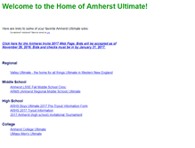 Tablet Screenshot of amherstultimate.org